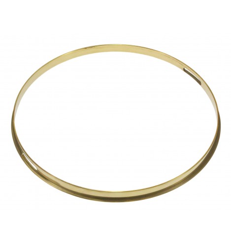 HSFB23-14SRA - 14" Snare Side 2.3mm Raw Brass Single Flange Drum Hoop