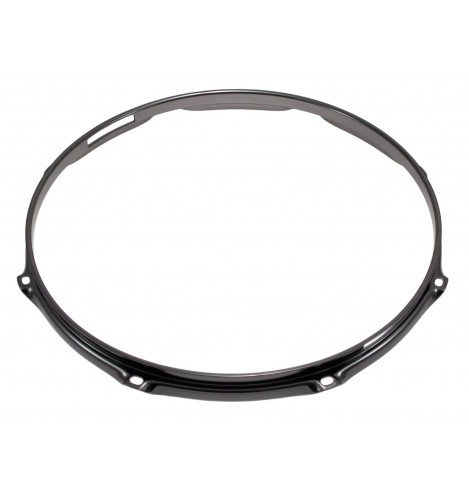 H23-15-8SBK - 15" 8 Holes Snare Side Black 2.3mm Super Triple Flange Drum Hoop