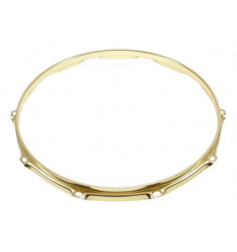 H30-14-10BR - 14" 10 Holes Brass 3.0mm Super Triple Flange Drum Hoop