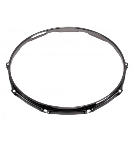 H30-14-10SBK - 14" 10 Holes Snare Side Black 3.0mm Super Triple Flange Drum Hoop