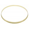 HSFL23-16BR - 16" Brass 2.3mm Steel Single Flange Drum Hoop