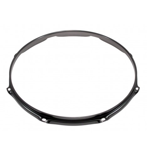 H30-14-8BK - 14" 8 Holes Black 3.0mm Super Triple Flange Drum Hoop