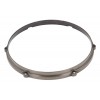 HDC3-12-6VBN - 12" 6 Holes Black 3mm Die Cast Drum Hoop - Vintage Brushed Nickel