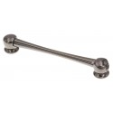 TL11D116-BK - Tube Lug Black - 116mm - Double Ended (x1)