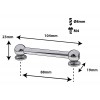 TL13D88 - Tube Lug - 88mm - Double Ended (x1)