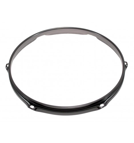 H30-10-6BK - 10" 6 Holes Black 3.0mm Super Triple Flange Drum Hoop