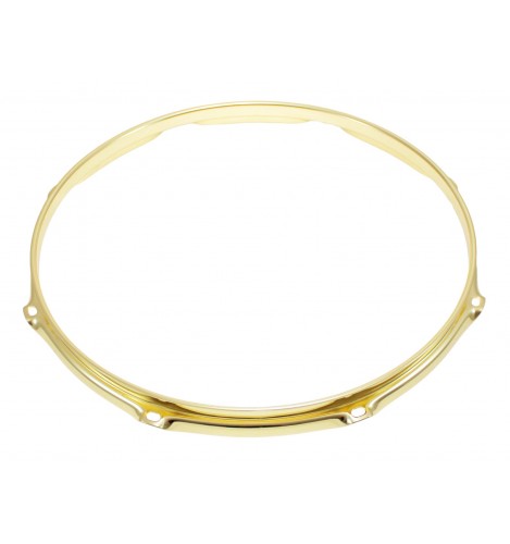 H30-13-8BR - 13" 8 Holes Brass 3.0mm Super Triple Flange Drum Hoop