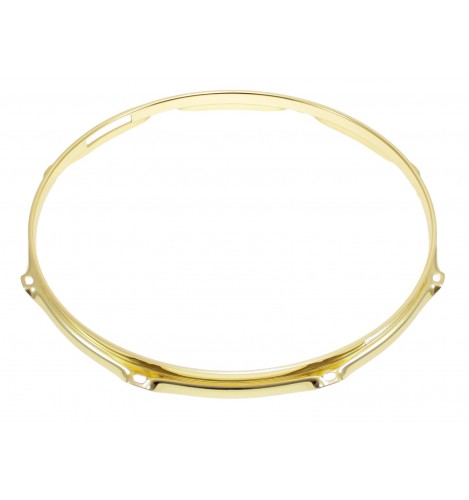 H30-13-8SBR - 13" 8 Holes Snare Side Brass 3.0mm Super Triple Flange Drum Hoop