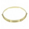 HS23-13-6BR - 13" 6 Holes Brass 2.3mm S-Style Triple Flange Drum Hoop