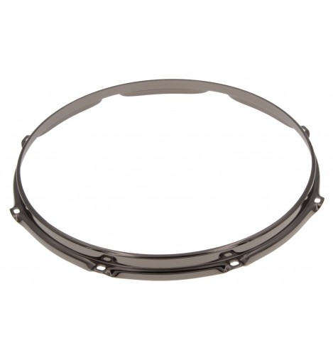 HS23-13-8BK - 13" 8 Holes Black 2.3mm S-Style Triple Flange Drum Hoop