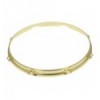 HS23-13-8BR - 13" 8 Holes Brass 2.3mm S-Style Triple Flange Drum Hoop