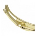 HS23-14-8SBR - 14" 8 Holes Snare Side Brass 2.3mm S-Style Triple Flange Drum Hoop