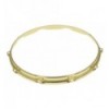 HS23-14-10BR - 14" 10 Holes Brass 2.3mm S-Style Triple Flange Drum Hoop