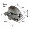 TB8BK - Tom / Floor Tom Bracket Ø9.5-10.5mm Legs - 52mm Black (x1)