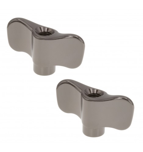 WN8-4BK - Cymbal Wing Nut M8 (x2) - Black