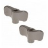 WN8-4BK - Cymbal Wing Nut M8 (x2) - Black