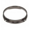 H23-6-4BK - 6" 4 Holes Black 2.3mm Super Triple Flange Drum Hoop
