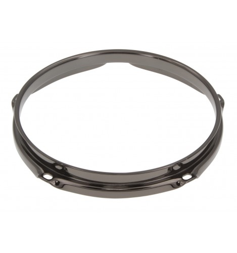 H23-8-5BK - 8" 5 Holes Black 2.3mm Super Triple Flange Drum Hoop