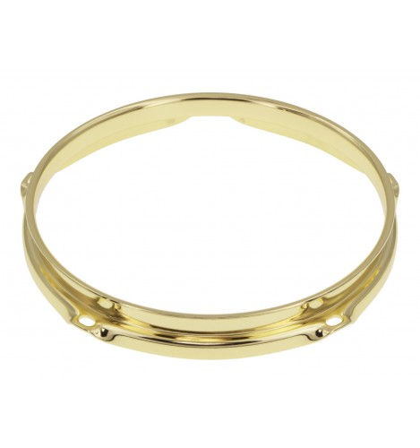 H23-8-5BR - 8" 5 Holes Brass 2.3mm Super Triple Flange Drum Hoop