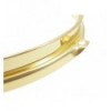 H23-8-5BR - 8" 5 Holes Brass 2.3mm Super Triple Flange Drum Hoop