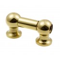 TL1D25-BR - Tube Lug Brass - 25mm - Double Ended (x1)