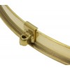 HSFB23-14RA - 14" 2.3mm Raw Brass Single Flange Drum Hoop