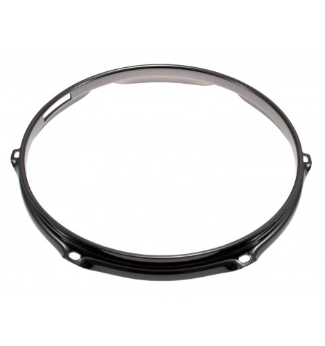 H23-10-6S-BK - 10" 6 Holes Snare Side Black 2.3mm Super Triple Flange Drum Hoop