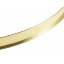 HSFB23-14BR - 14" 2.3mm Brass Single Flange Drum Hoop