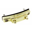 STOB1-BR - Deluxe Snare Strainer Die Cast Butt Plate 59mm - Brass