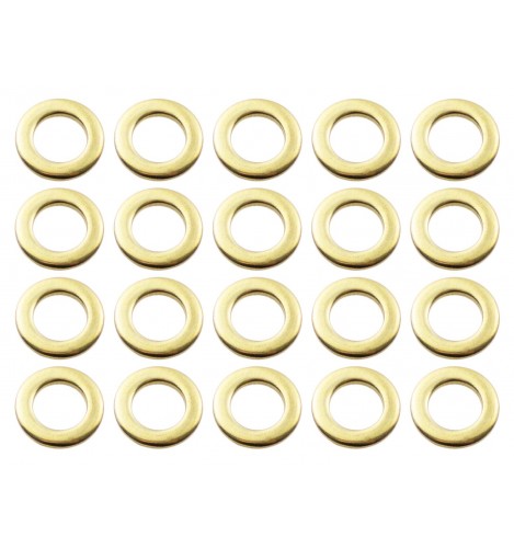 SW-BR - Steel Washer for Tension Rods - Brass (x20)